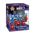 Authentic Funko Bitty Bots featuring Captain America mech design, perfect for Marvel collectors and fans.