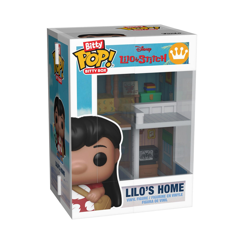 Celebrate Disney's Lilo & Stitch with this premium imported Funko Bitty Box featuring Lilo in her home setting.