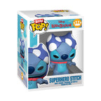 Authentic Funko Bitty Box featuring Superhero Stitch vinyl figure from Disney's Lilo & Stitch. Perfect for collectors!