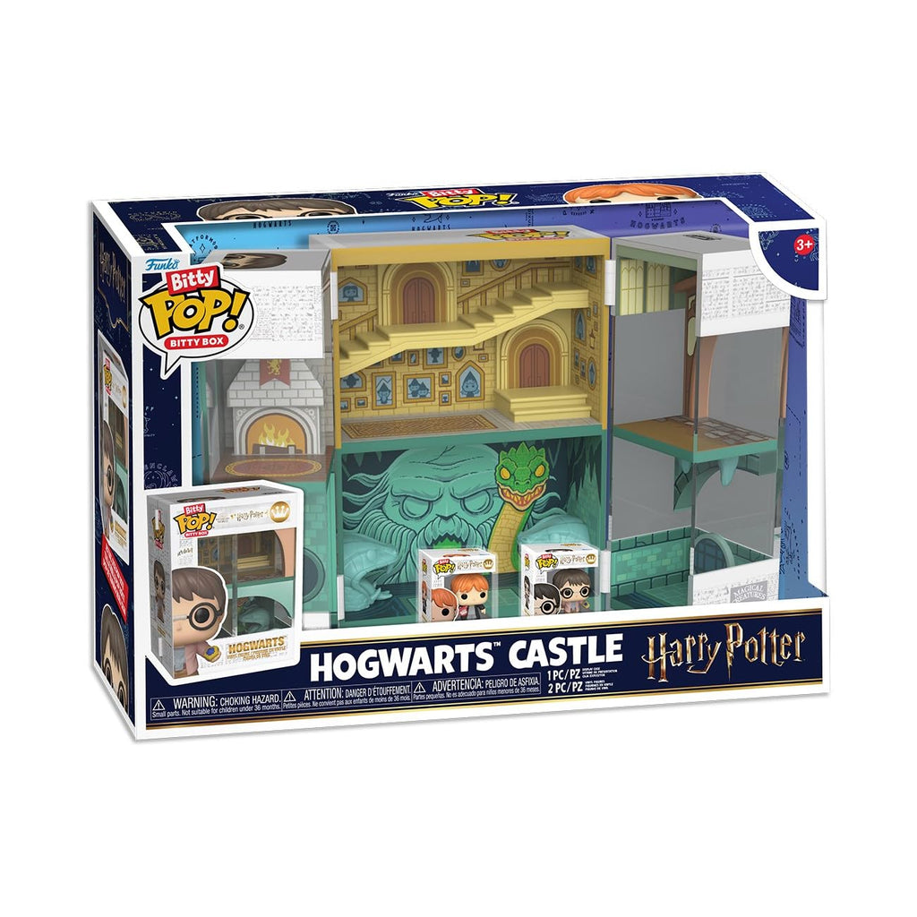 Authentic Funko Bitty Boxes featuring Hogwarts Castle with iconic Harry Potter characters. Perfect for fans and collectors!