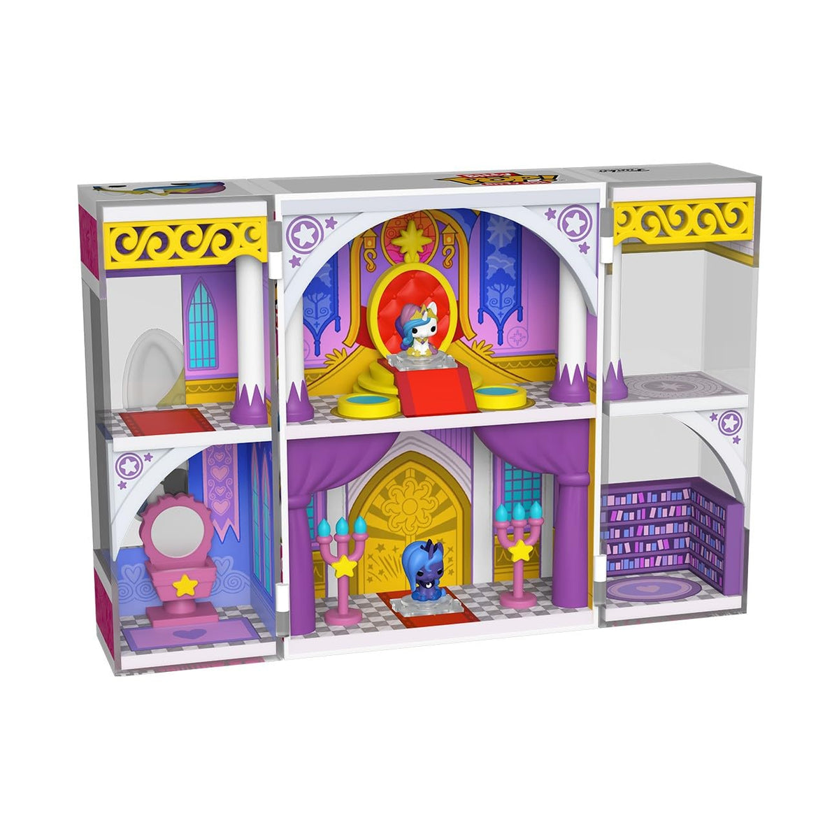 Explore the My Little Pony Bitty Box playset featuring vibrant scenes. Order online now, available in India!