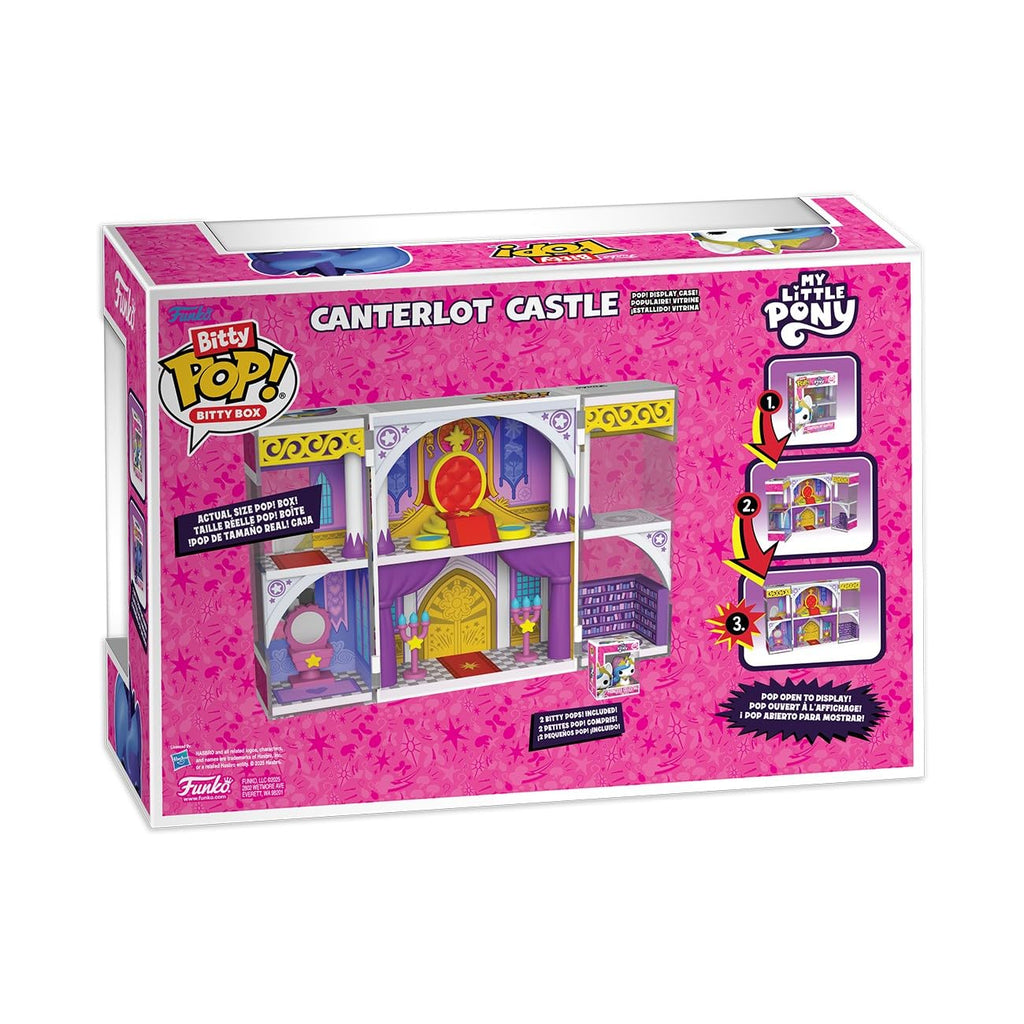 Premium imported Funko Bitty Boxes featuring the Canterlot Castle from My Little Pony, perfect for collectors.