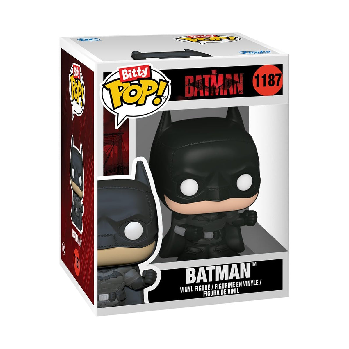 Authentic Funko Bitty POP! 4 Pack featuring Batman, perfect for collectors and superheroes fans. Ideal gift for any occasion!