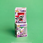 Get the DC Funko Bitty POP! 4 Pack featuring Batman, Bat, Harley Quinn, and The Joker. Available to order online!