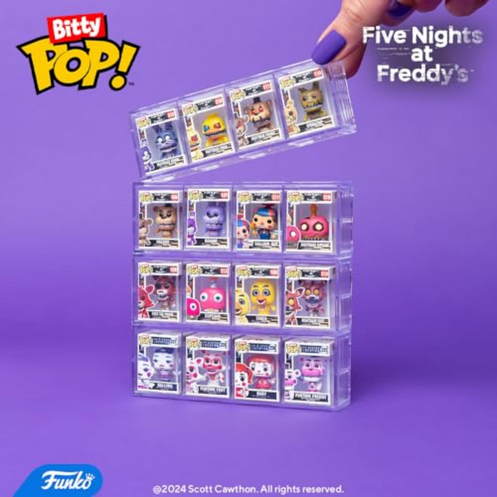 Premium imported Funko Bitty POP! 4 Pack featuring Nightmare FNAF characters, perfect for collectors and fans.