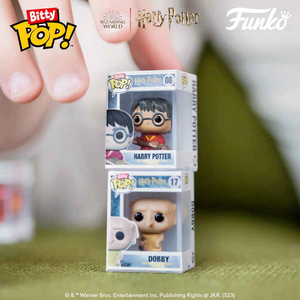 Charming Funko Bitty POP! 4 Pack featuring Harry Potter and Dobby. A premium collectible for fans, imported globally.