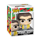 Authentic Funko Bitty POP! 4 Pack featuring Dennis Nedry from Jurassic Park. Perfect for collectors or fans!