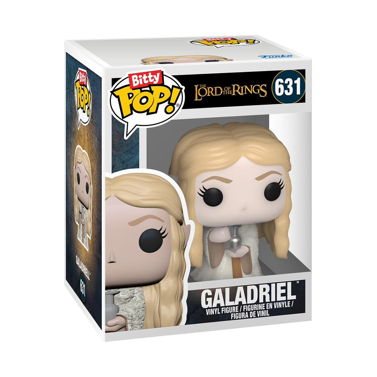 Funko Bitty POP! Galadriel from The Lord of the Rings. Collectible vinyl figure in original packaging. Verified by CuratCart.