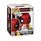 Premium imported Funko Bitty POP! 4 Pack features Deadpool in grilling attire, perfect for Marvel fans and collectors.