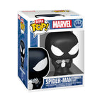 Official Funko Bitty POP! 4 Pack featuring Marvel characters, including Spider-Man in symbiote suit, collectible vinyl figures.