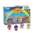 Authentic Funko Bitty POP! 4 Pack featuring Sonic the Hedgehog, Knuckles, Tails, and Amy. Perfect for collectors!
