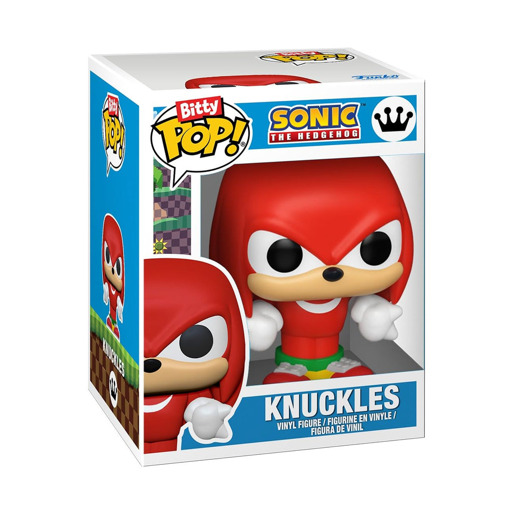 Authentic Funko Bitty POP! 4 Pack featuring Sonic, Knuckles, and more. Vinyl figures for collectors and fans!