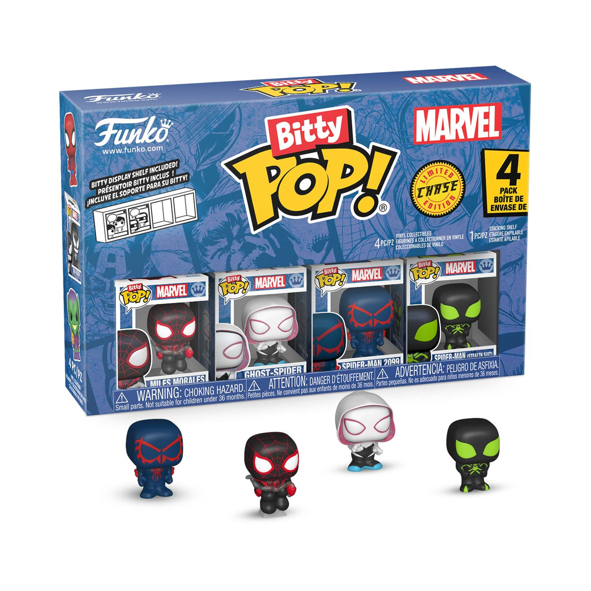 Grab the Funko Bitty POP! 4 Pack featuring Spider-Man characters. Available for order online in India!