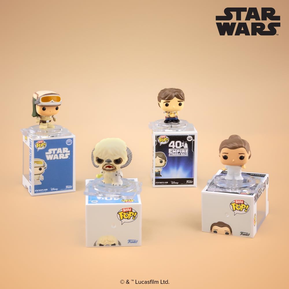 Star Wars Funko Bitty POP! 4-Pack featuring iconic characters. Order online now and complete your collection!