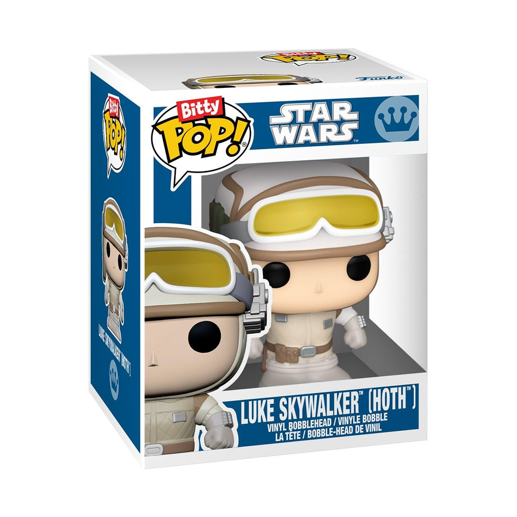 Collectible Funko Bitty POP! of Luke Skywalker in Hoth attire. Perfect for Star Wars fans! Verified by CuratCart.