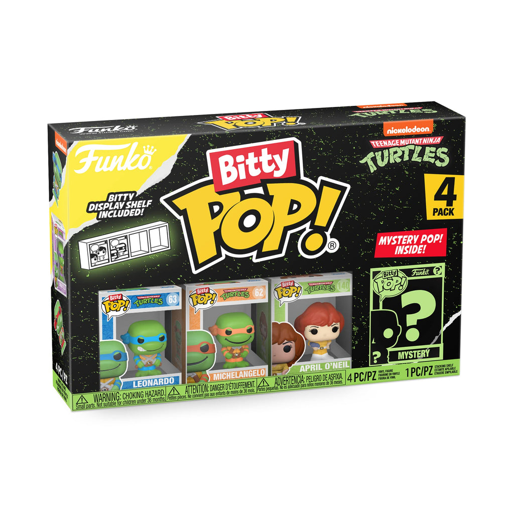 Discover the Funko Bitty POP! 4 pack featuring Teenage Mutant Ninja Turtles. Order online today and collect them all!