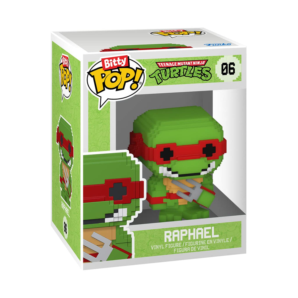 Collectible Funko Bitty POP! 4-Pack featuring TMNT characters, including Shredder. Available online for ordering.
