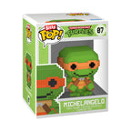 Authentic Funko Bitty POP! TMNT Michelangelo vinyl figure, perfect for collectors and fans of Teenage Mutant Ninja Turtles.