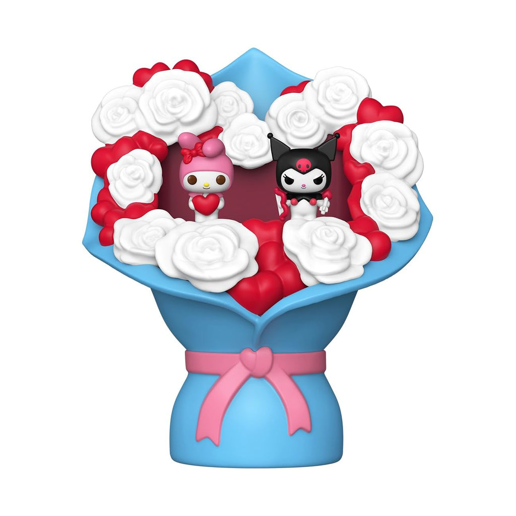 Available in India! Order the Funko Bitty Pop! Bouquet featuring Sanrio's My Melody and Kuromi. Perfect gift!