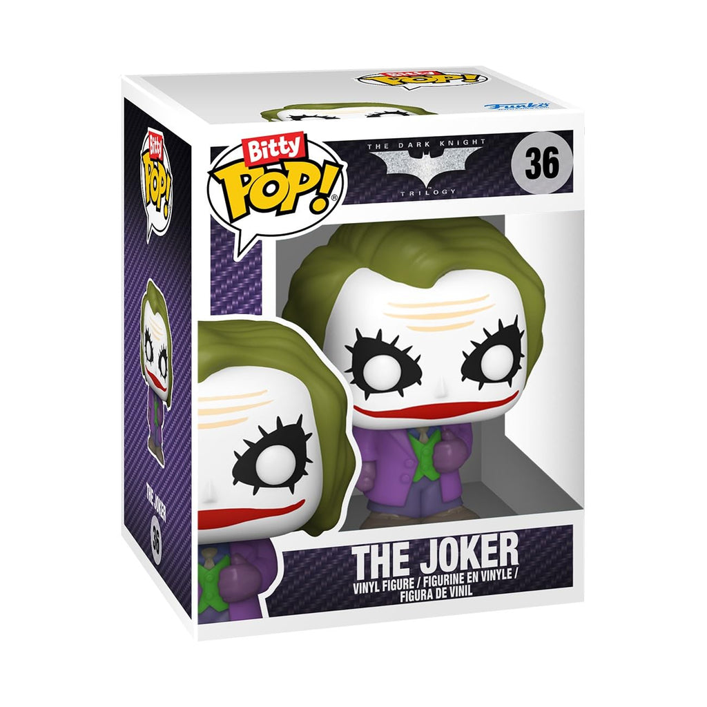 Collect the exclusive Bat-Signal Bitty POP! featuring Joker. Available in India, order online now for your collection!