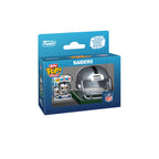 Authentic Funko Bitty POP! Sports Raiders helmet in box. Perfect for NFL fans and collectors. 100% Genuine product.