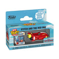 100% Genuine Funko Bitty POP! Ride features Stitch with the red one vehicle. Collectible and authentic Disney item.