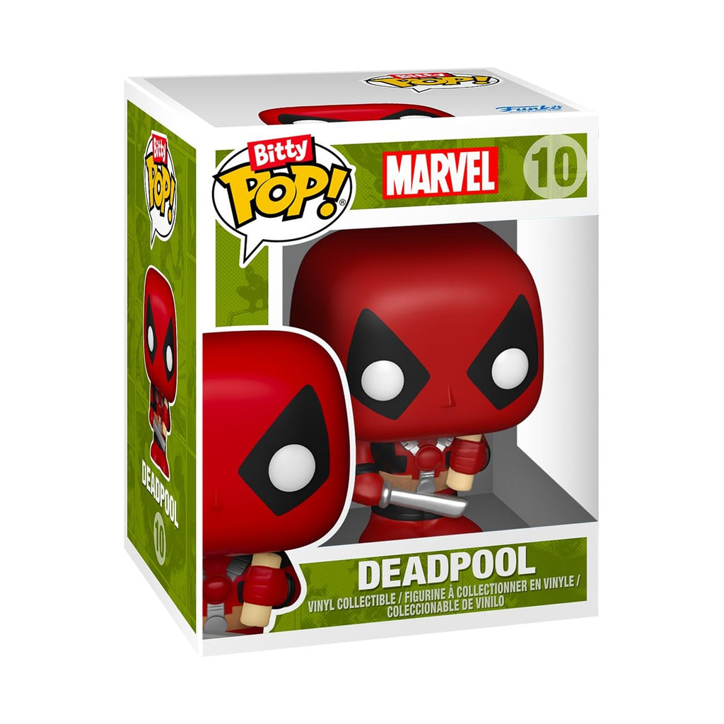 Collect the exclusive Funko Bitty POP! Ride: Marvel - Deadpool vinyl figure in original packaging. Perfect for fans!