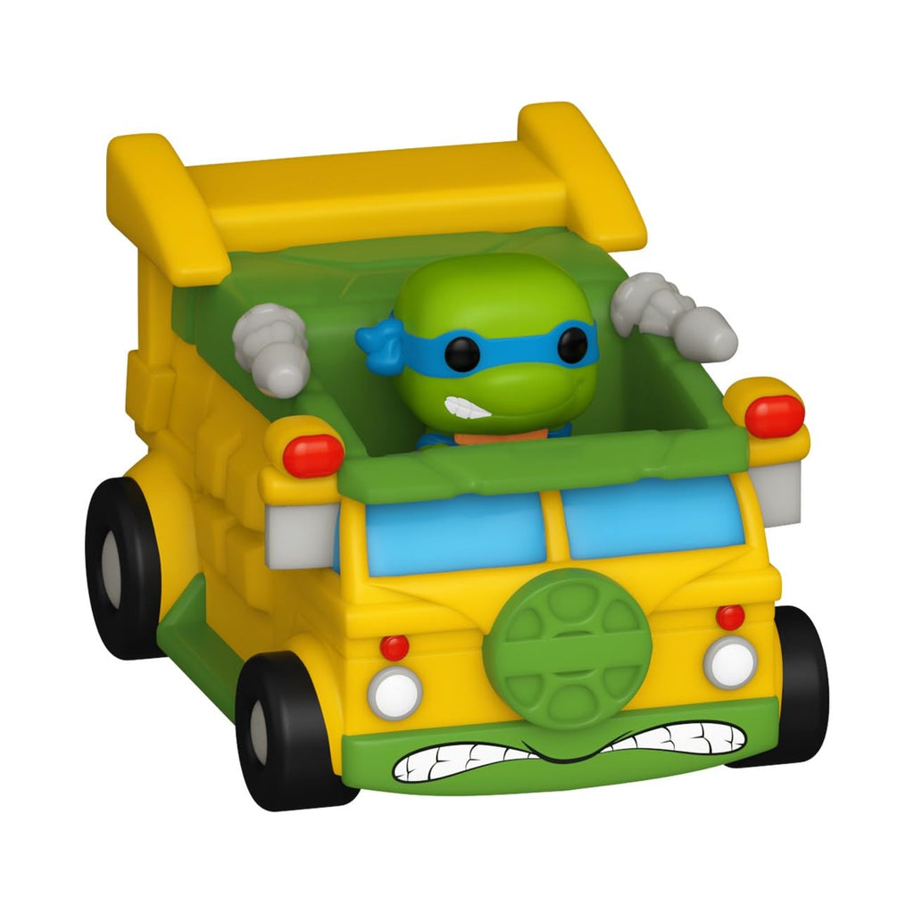 Funko Bitty POP! Ride featuring TMNT's Leonardo in a yellow truck, ready to order online. Available now in India!