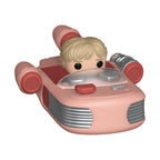 Official Funko Bitty POP! Star Wars Starter Set features a miniature character in a stylish vehicle, perfect for collectors.