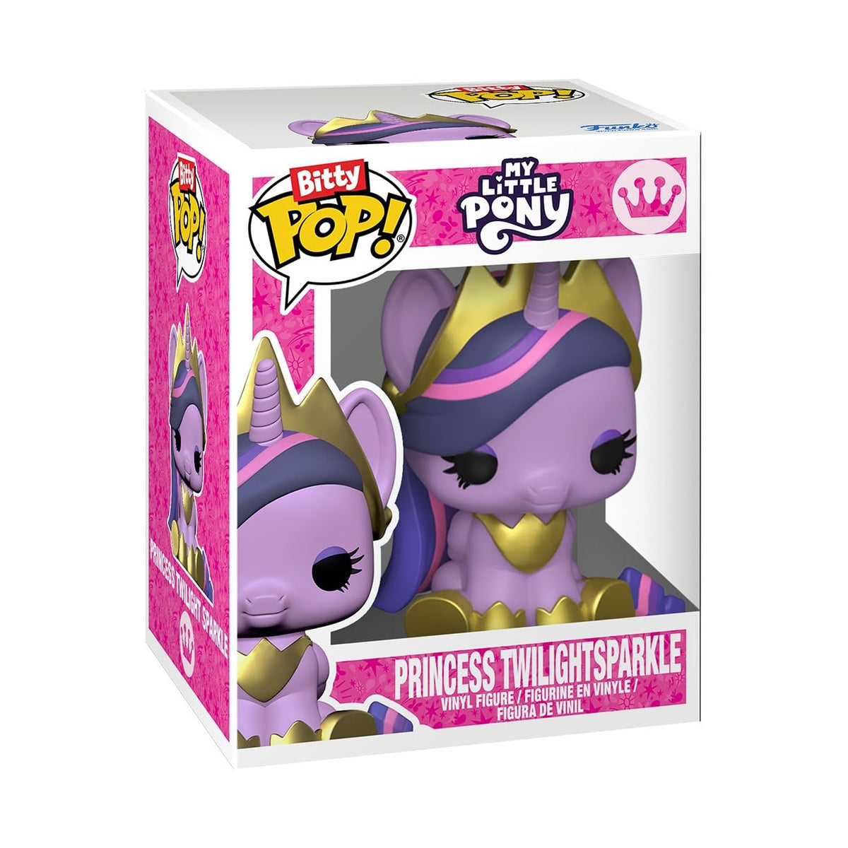 Premium imported Funko Bitty POP! My Little Pony figure of Princess Twilight Sparkle, perfect for collectors!