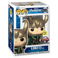 100% Genuine Funko Pop! figure of Loki with Scepter, glows in the dark. Special Edition collectible from Avengers series.