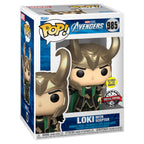 100% Genuine Funko Pop! figure of Loki with Scepter, glows in the dark. Special Edition collectible from Avengers series.