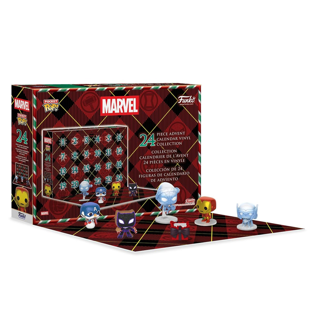 Celebrate the holidays with the Funko Pocket POP! Countdown Calendar featuring Marvel characters. Order online, available in India!