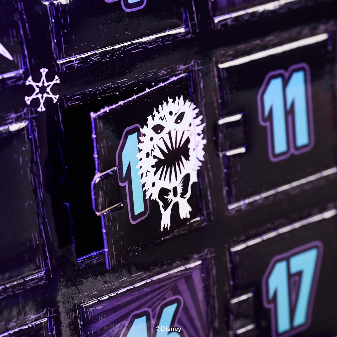 Countdown calendar features iconic Funko Pocket Pop! figures. Imported and perfect for collectors and Disney fans.