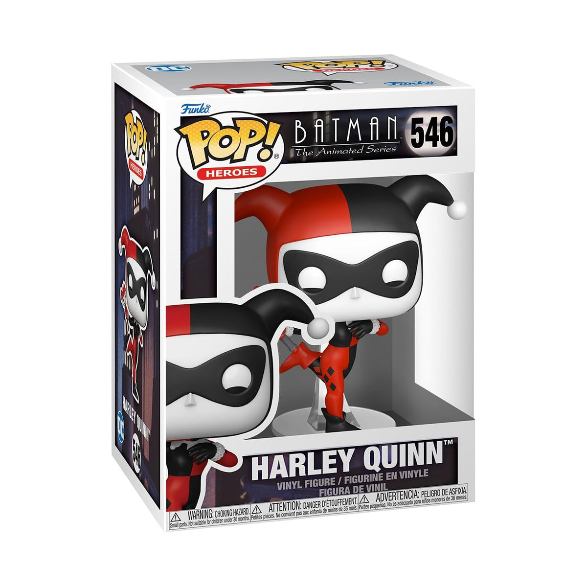 100% Genuine Funko POP! of Harley Quinn from Batman Animated Series. A must-have collectible in mint condition!