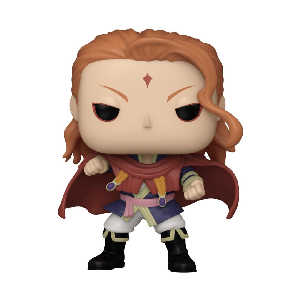 This authentic Funko POP! features Ast from Black Clover with striking red hair and a dynamic pose, perfect for collectors.