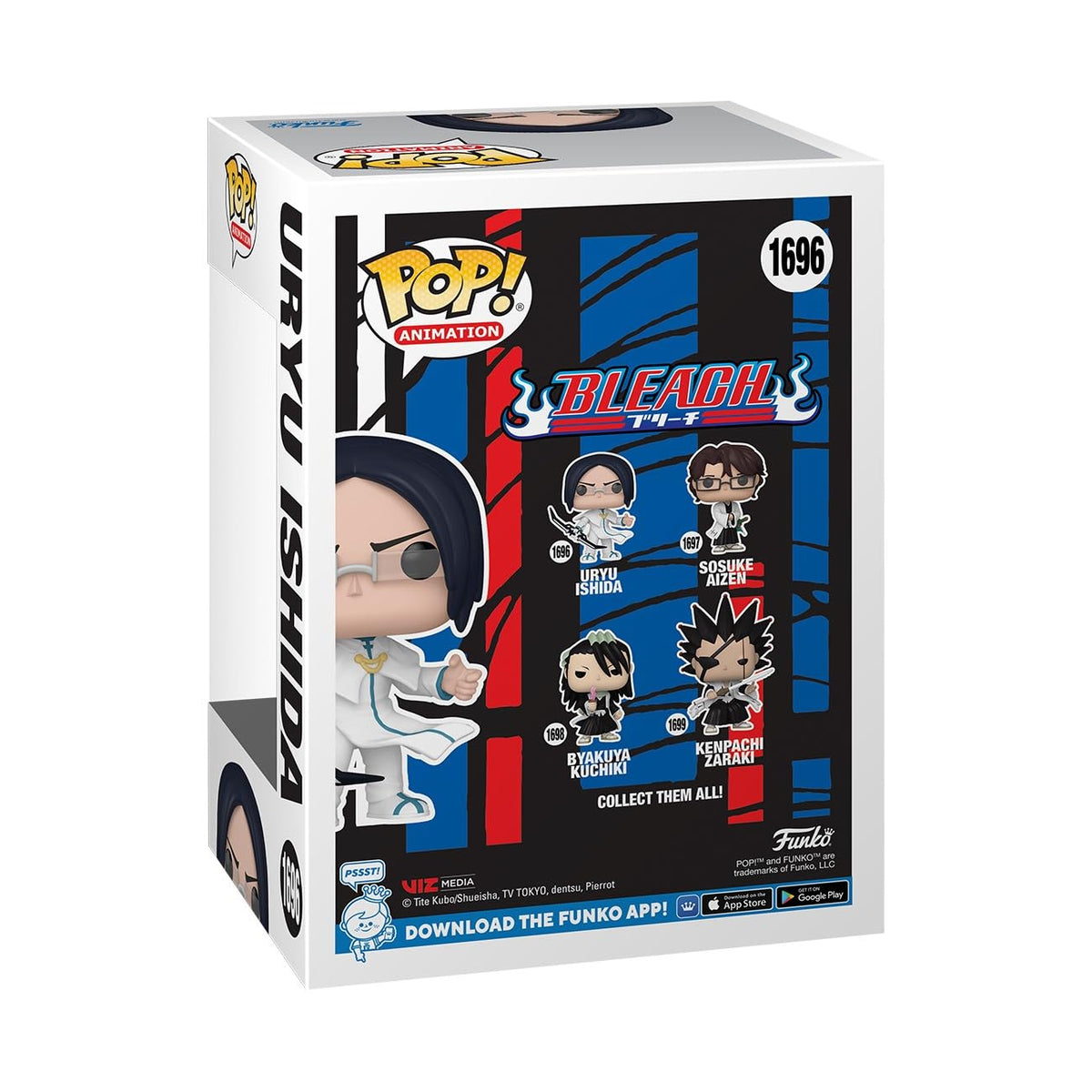 Premium imported Funko POP! of Uryu Ishida from Bleach. Features vibrant design and collectable packaging. Perfect for fans!