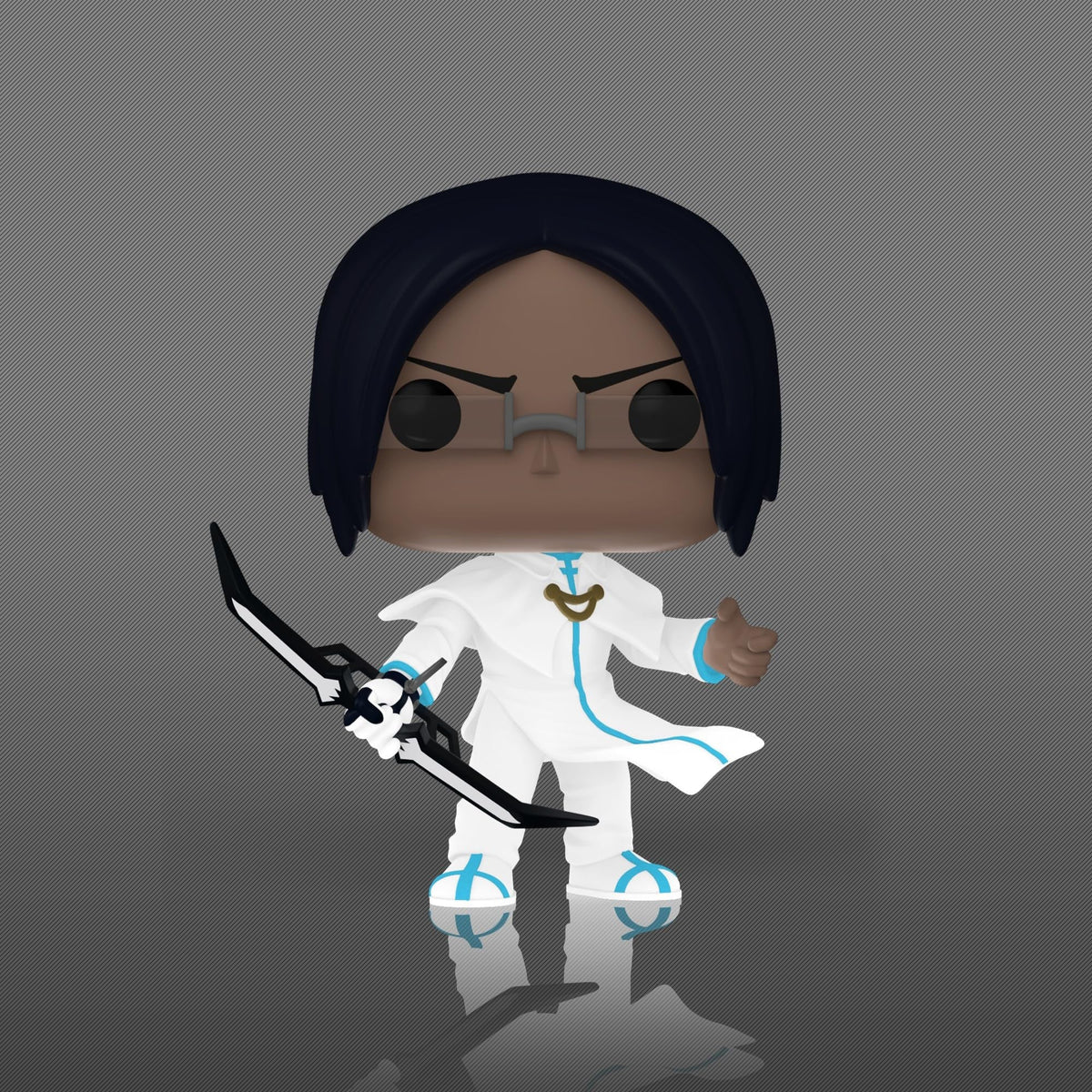 Collectible Funko Pop! figure of Uryu Ishida from Bleach, featuring detailed clothing and a signature bow. Officially licensed.