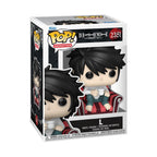 This authentic Funko POP! features L from Death Note, sitting on a chair with eyes wide, crafted in durable vinyl.