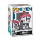 Authentic Funko Pop! vinyl figure of Akaza from Demon Slayer, featuring vibrant colors and unique design details.