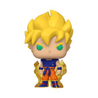 Premium imported Funko Pop! of Super Saiyan Goku from Dragon Ball Z, featuring vibrant details and fiery aura.