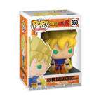 Authentic Funko POP! Animation figure of Super Saiyan Goku from Dragon Ball Z. Collectible vinyl figure, first appearance.