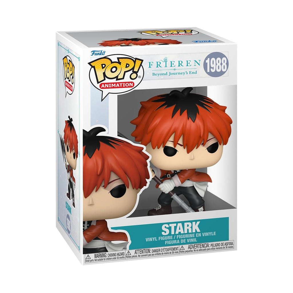 100% Genuine Funko POP! vinyl figure of Stark from Frieren: Beyond Journey’s End. Collectible, vibrant design!