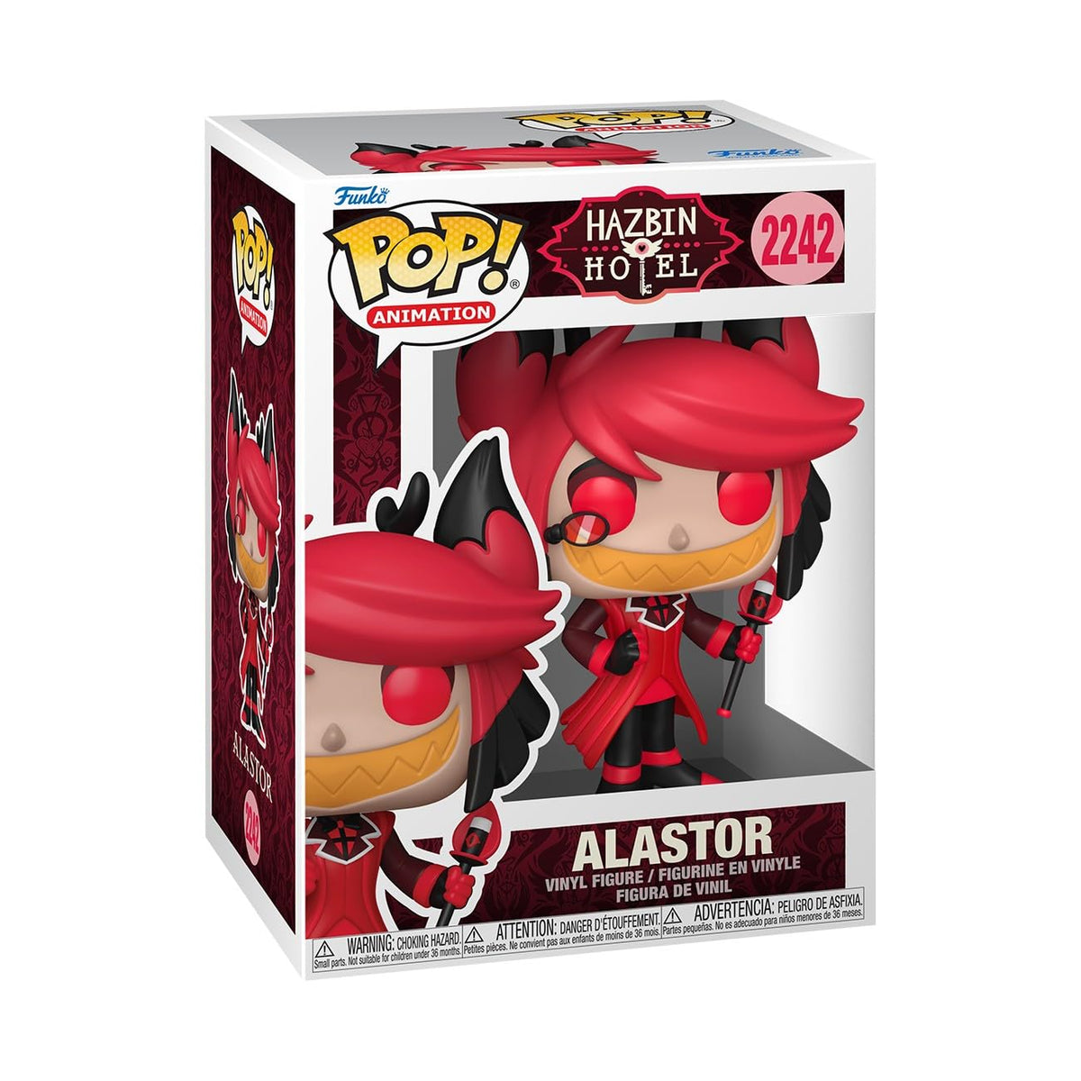 100% authentic Funko POP! Animation Ala figure from Hazbin Hotel, featuring vibrant colors and detailed design.