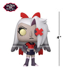 Premium imported Funko Pop! figure of Vag from Hazbin Hotel, featuring vibrant colors and unique character design.