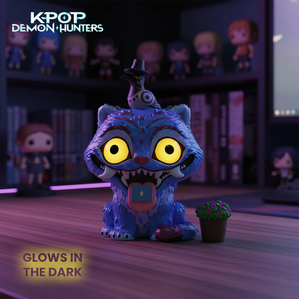 Kpop Demon Hunters Funko Pop figure glows in the dark. Order now and bring this collectible home, available online!