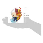 Authentic Funko POP! Animation figure from My Hero Academia, showcasing a character with fire and ice features, 3.75 inches tall.
