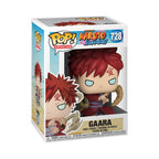 Authentic Funko POP! vinyl figure of Gaara from Naruto, featuring detailed design and collectible box packaging.