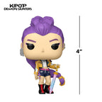 This Funko POP! features a vibrant KPOP character from Netflix's Demon Hunters series, standing 4 inches tall.