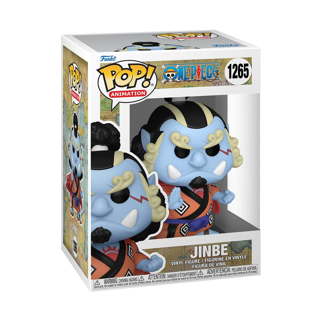 Premium imported Funko POP! Animation figure of Jinbe from One Piece, showcasing vibrant colors and unique design.